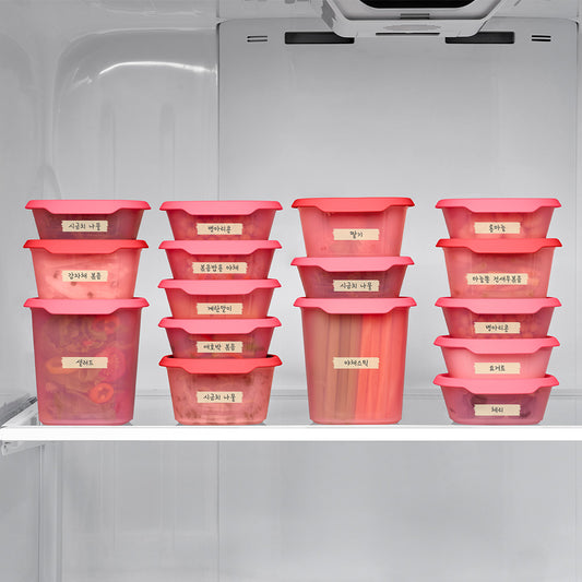 원터치 프레시 정사각 세트 8P 세트