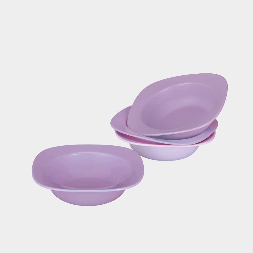 블로썸 보울 350ml(4개) 연보라