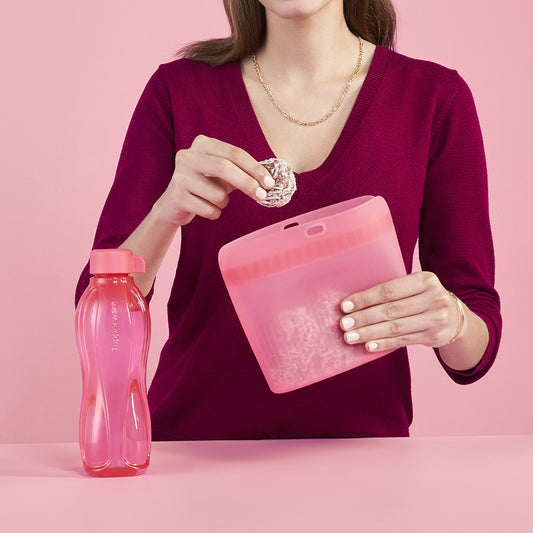 얼티밋 실리콘백 소형 540ml 핑크