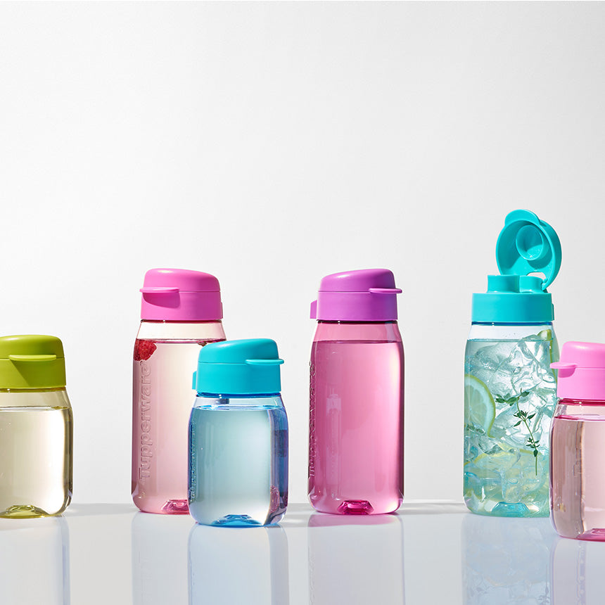 크리스탈 에코 물통 550mL 연보라