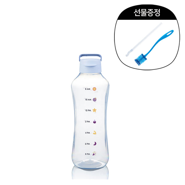 [~3/31일 이달의 기획] 아쿠아바이브 2L 하늘 (구매 시, 매직빨대 & 에코물통 브러쉬 증정)