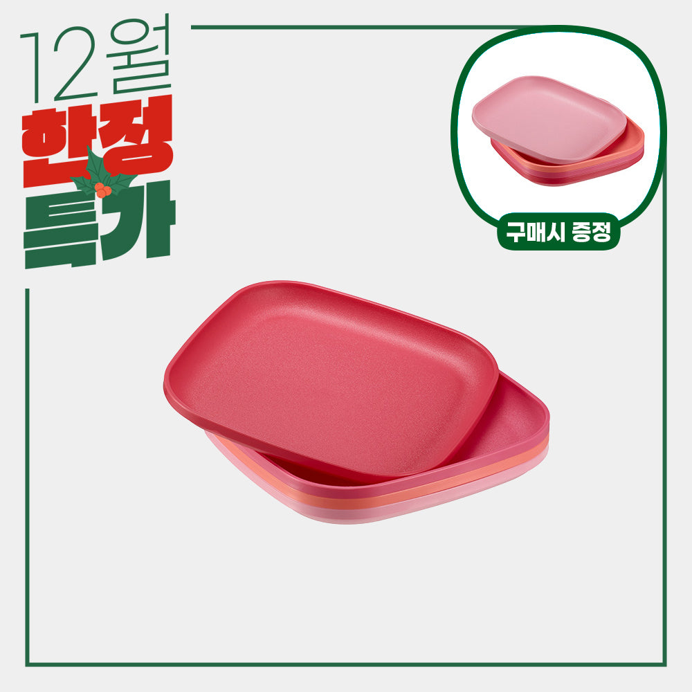 [소형 4개 증정] 런천 플레이트 대형 4개