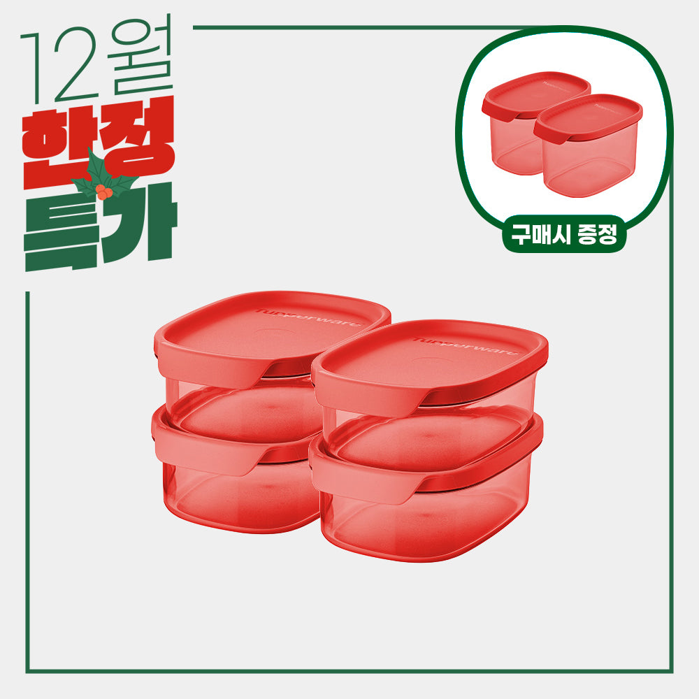 [1L 2개 증정] 울트라 클리어 500ml 4개 레드