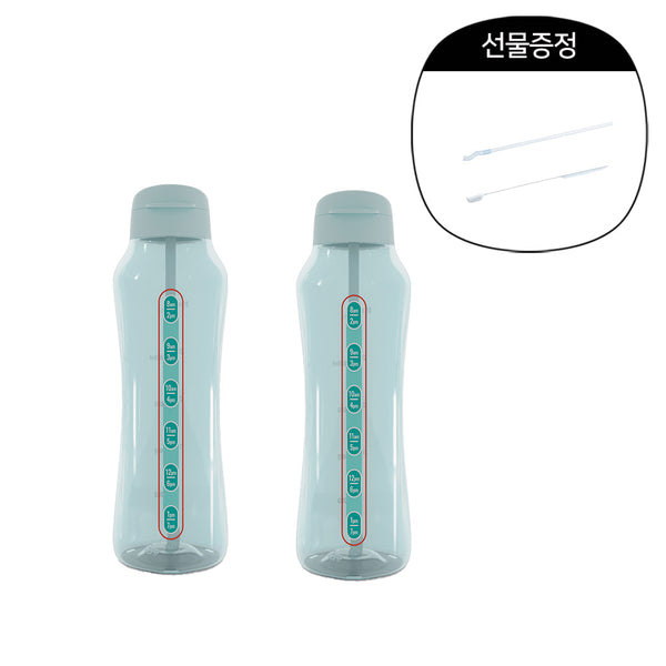 Daily Bottle 1.2L (2ea) (Eco Straw Brush Free with Purchase) (Until June 30th)