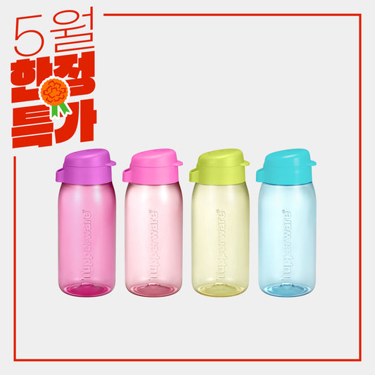 크리스탈 에코 물통 550mL 4P 세트