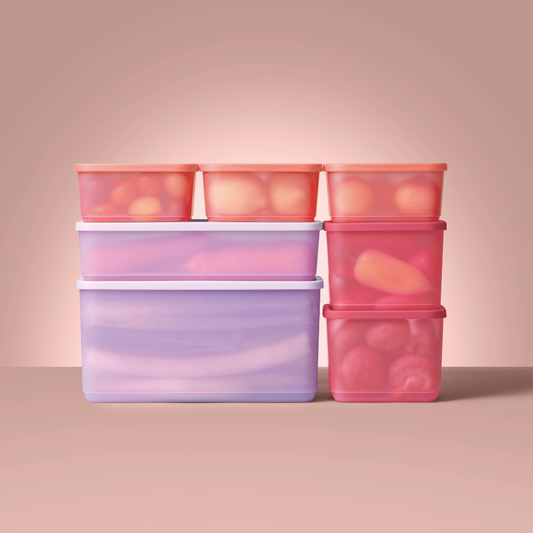 싱싱블록 직사각 세트 3p (+ 미니 정사각 4P 연보라 & 미니 직사각 핫핑크 2P)