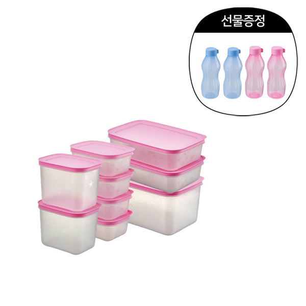 아이스 스마트 핑크 450ml(4개)+ 1.1L(2개)+ 1L(2개)+ 2.5L(1개) 구매 시, 아이스 에코 물통 500ml 핑크 (2개)+ 블루(2개) 증정 (~7월 31일까지)