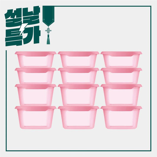 원터치 프레시 정사각 세트 (12개)